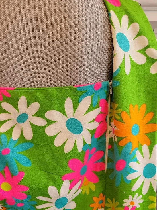 Vintage 60's Yarn Doll Fashions Of Hawaii Maxi Dress - Picture 8 of 9